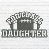 Football Daughter Sports Art, Laser Cut Sports Wall Art Decor