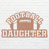 Football Daughter Sports Art, Laser Cut Sports Wall Art Decor