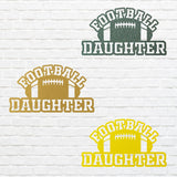 Football Daughter Sports Art, Laser Cut Sports Wall Art Decor