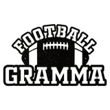 Sports Gramma Football Sign, Football Grandma Metal Wall Art
