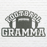 Sports Gramma Football Sign, Football Grandma Metal Wall Art