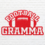 Sports Gramma Football Sign, Football Grandma Metal Wall Art