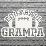 Football Metal Wall Art, Metal Decorative Sports Metal Wall Art