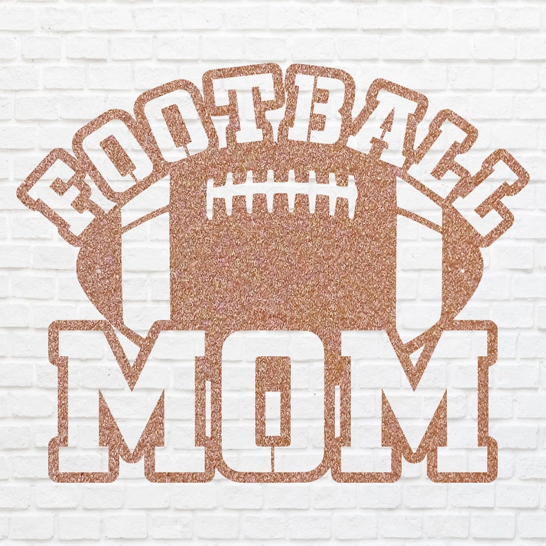 Football Mom Metal Wall Decor, Black Football Mother 3d Metal Art