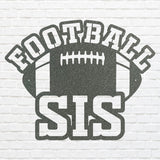 Modern Football Sis Metal Art,  Black Meta Sister Game Room Art