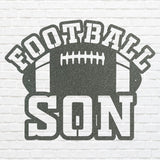Football Son Metal Wall Art, Laser Cut Sport Metal Wall Art