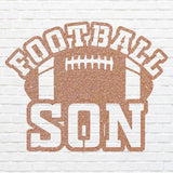 Football Son Metal Wall Art, Laser Cut Sport Metal Wall Art
