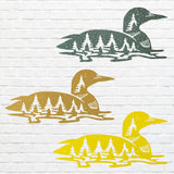 Metal Loon Wall Art, Wildlife Bird Wall Art for Decoration