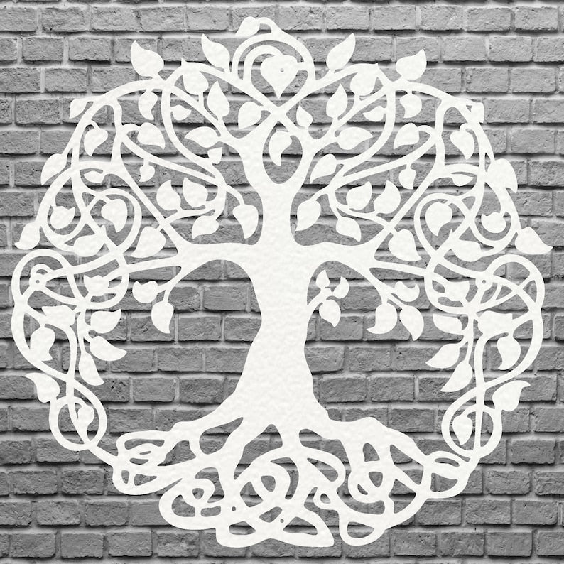 Tree Of Life Metal Art for Home Decoration, Outdoor Metal Wall Art