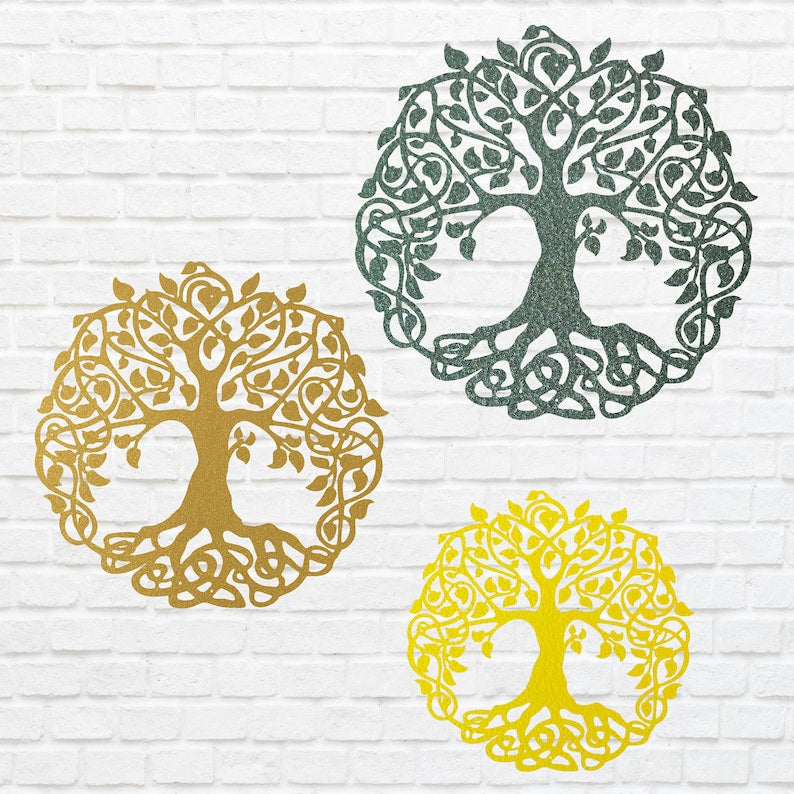 Tree Of Life Metal Art for Home Decoration, Outdoor Metal Wall Art
