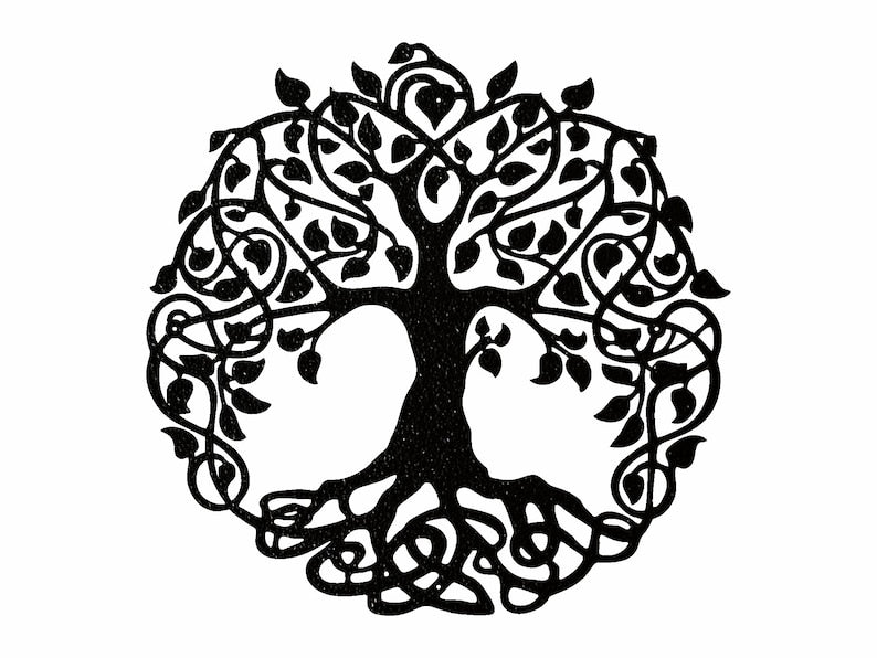 Tree Of Life Metal Art for Home Decoration, Outdoor Metal Wall Art