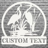 Wildlife Bird Wall Decor, Outdoor Metal Wall Art, Bird Lover Gift