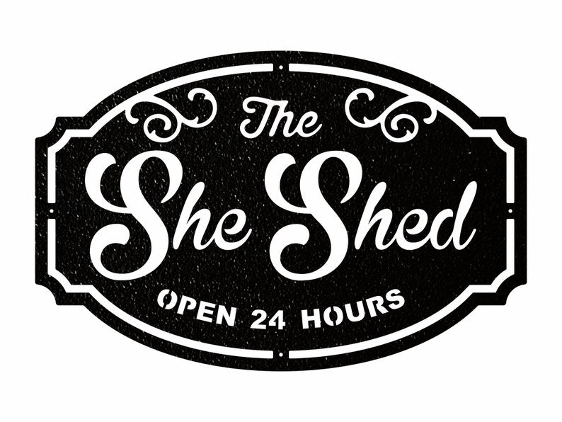 She Shed Signs - Custom Outdoor Metal Signs for Business