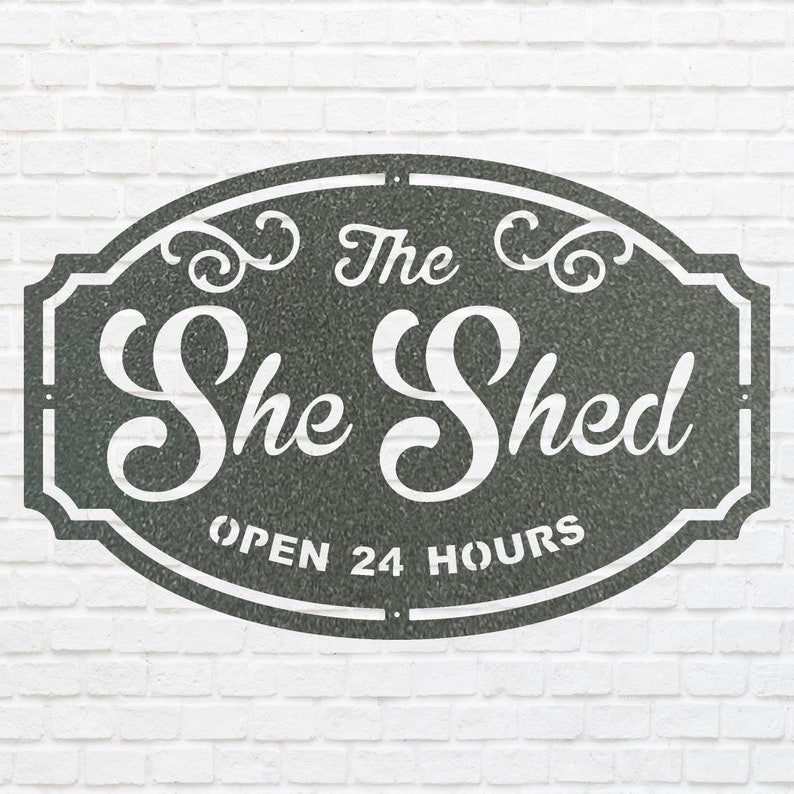 She Shed Signs - Custom Outdoor Metal Signs for Business
