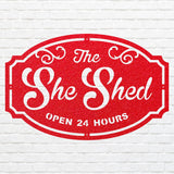 She Shed Signs - Custom Outdoor Metal Signs for Business