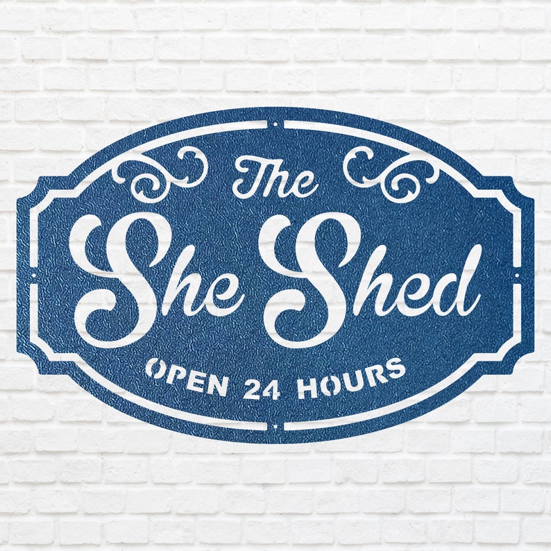 She Shed Signs - Custom Outdoor Metal Signs for Business
