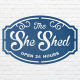 She Shed Signs - Custom Outdoor Metal Signs for Business