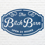 Custom Metal Bar Signs - Laser Cut Metal Monogram Sign