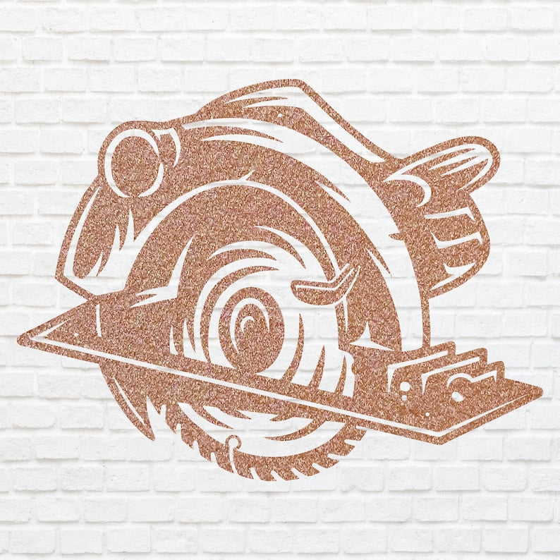 Metal Circular Saw for Outdoor Decor, Outdoor Metal Wall Art