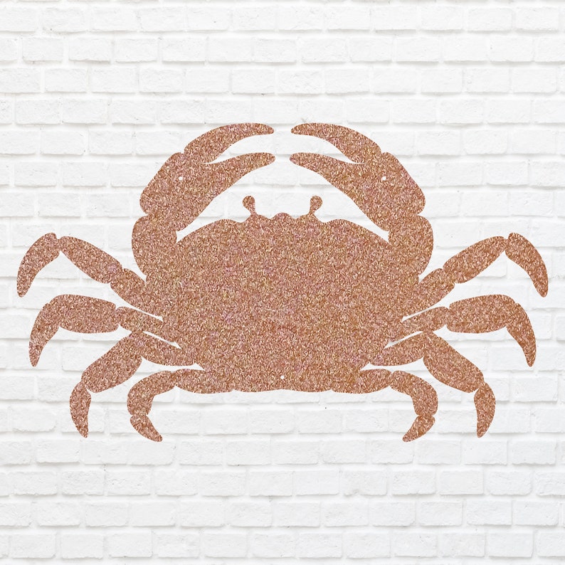 Metal Crab Wall Art - Laser Cut Decorative Metal Wall Art