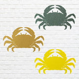 Metal Crab Wall Art - Laser Cut Decorative Metal Wall Art