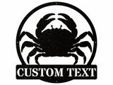 Custom Metal Crab Wall Art - Decorative Metal Wall Art