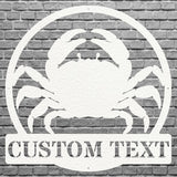 Custom Metal Crab Wall Art - Decorative Metal Wall Art