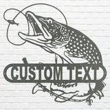 Fish Art Custom Metal Sign - Decorative Metal Wall Art