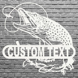 Fish Art Custom Metal Sign - Decorative Metal Wall Art
