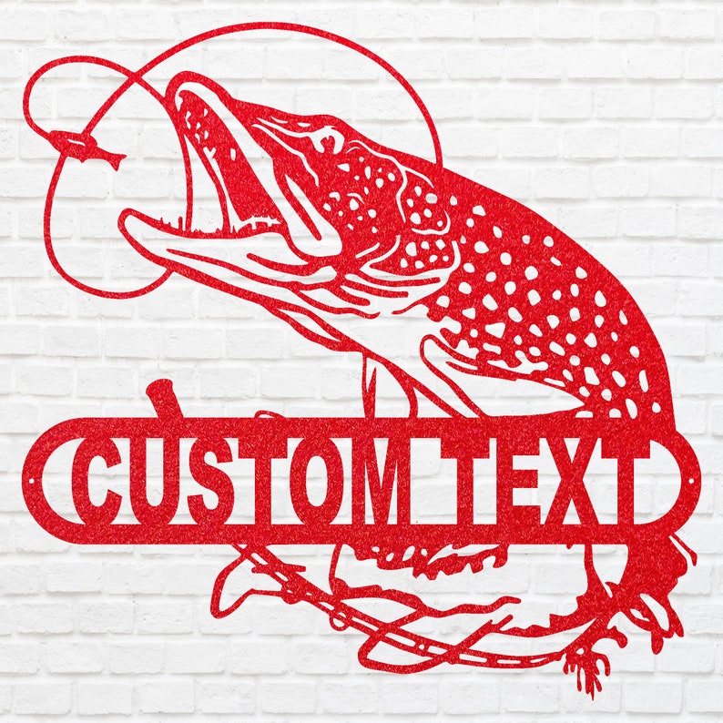 Fish Art Custom Metal Sign - Decorative Metal Wall Art