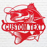 Fish Wall Art Custom Metal Sign - Decorative Metal Artwork