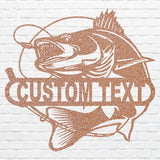 Fish Wall Art Custom Metal Sign - Decorative Metal Artwork
