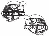 Custom Metal Fish Wall Decor - Laser Cut Metal Signs