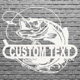 Metal Fish Wall Decoration - Laser Cut Custom Metal Wall Art