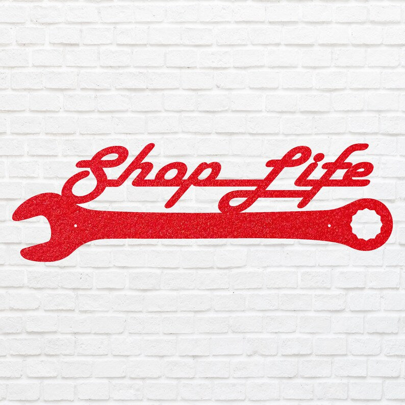 Metal Workshop Sign - Custom Metal Signs for Business