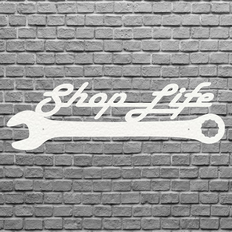 Metal Workshop Sign - Custom Metal Signs for Business