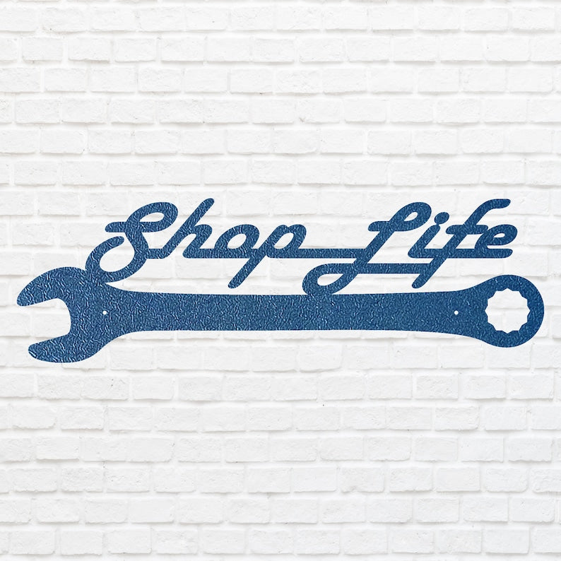 Metal Workshop Sign - Custom Metal Signs for Business