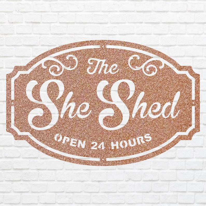 She Shed Signs - Custom Outdoor Metal Signs for Business