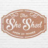 She Shed Signs - Custom Outdoor Metal Signs for Business
