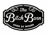 Custom Metal Bar Signs - Laser Cut Metal Monogram Sign