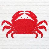 Metal Crab Wall Art - Laser Cut Decorative Metal Wall Art