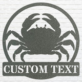 Custom Metal Crab Wall Art - Decorative Metal Wall Art