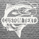 Custom Metal Fish Wall Art - Laser Cut Metal Signs