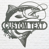 Custom Metal Fish Wall Art - Laser Cut Metal Signs