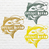 Custom Metal Fish Wall Art - Laser Cut Metal Signs