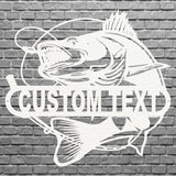 Fish Wall Art Custom Metal Sign - Decorative Metal Artwork
