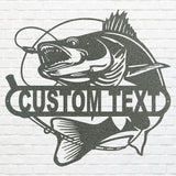 Fish Wall Art Custom Metal Sign - Decorative Metal Artwork