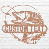 Custom Metal Fish Wall Decor - Laser Cut Metal Signs