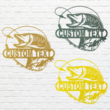 Custom Metal Fish Wall Decor - Laser Cut Metal Signs