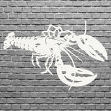 Metal Lobster Wall Art - Laser Cut Decorative Metal Wall Art